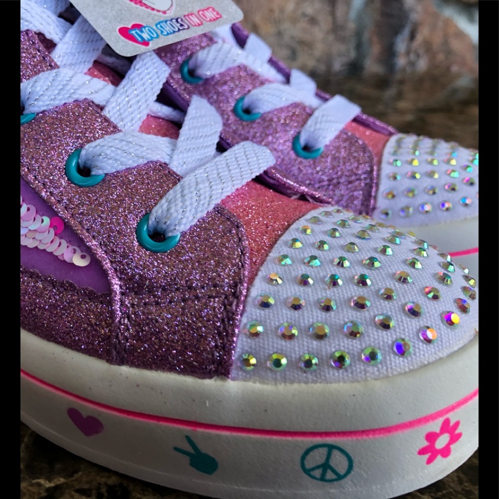 Skechers Flip Kicks 2.0 Lilac Love sneakers - Picture 7 of 16
